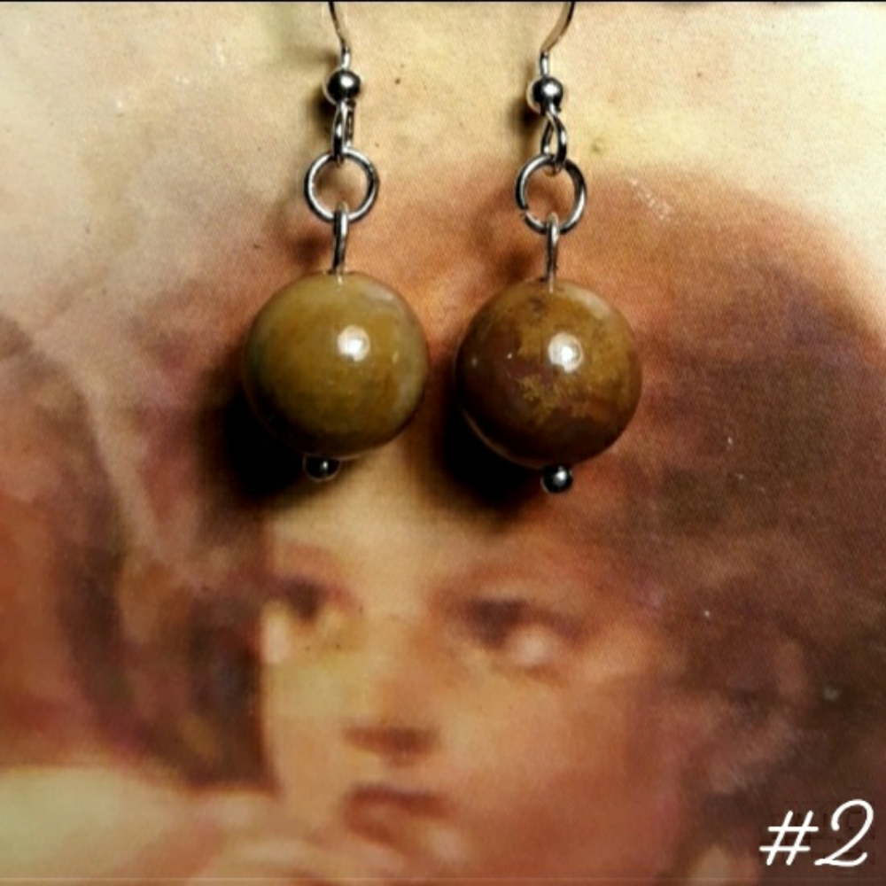 Natural Stone Earrings